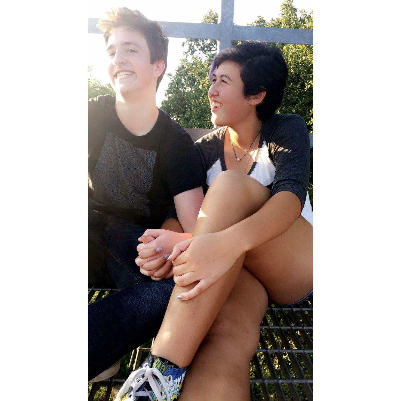 Carlie and Bryan's first picture together! All the way back in the distant year of 2016.