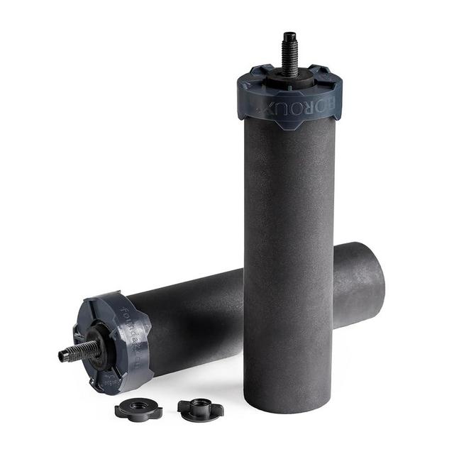 Boroux Black Replacement Water Filter - Replacement For Berkey BB9-2 and Gravity-Fed Water Filter Systems