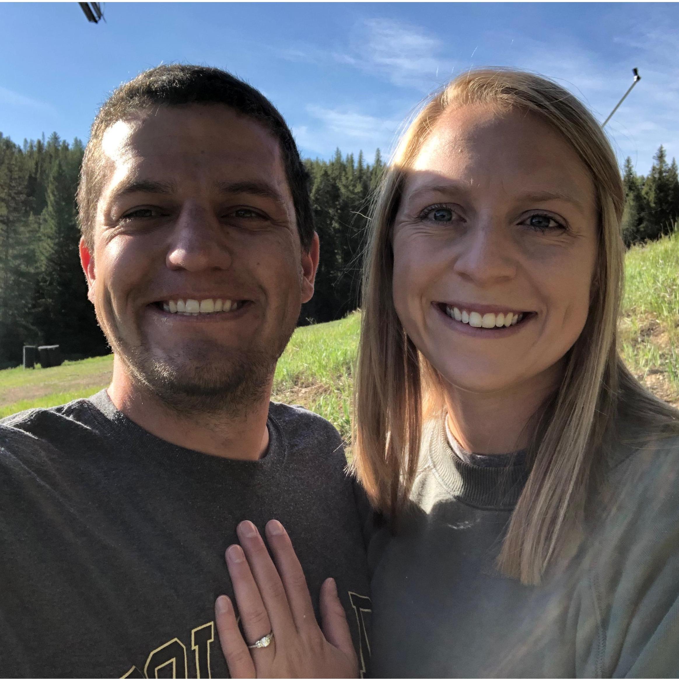 Revisiting where Brett proposed for our 6 month celebration of being engaged