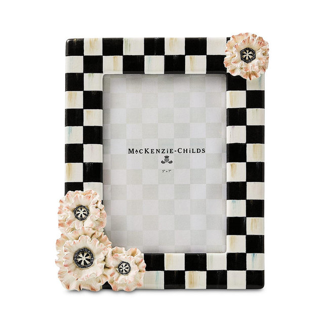 MacKenzie-Childs Blush Poppy Frame, 5" x 7"