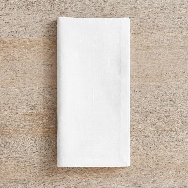 Everyday Organic Cotton Napkins, Set of 4 - White