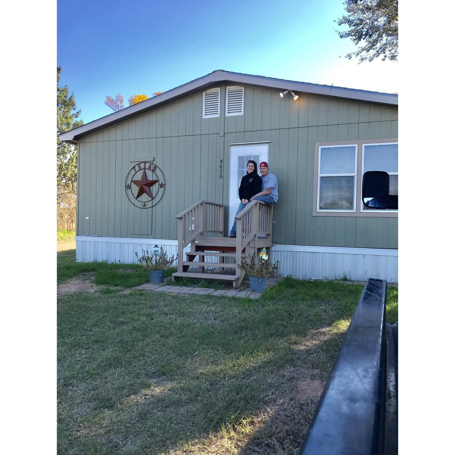 Our first house together!