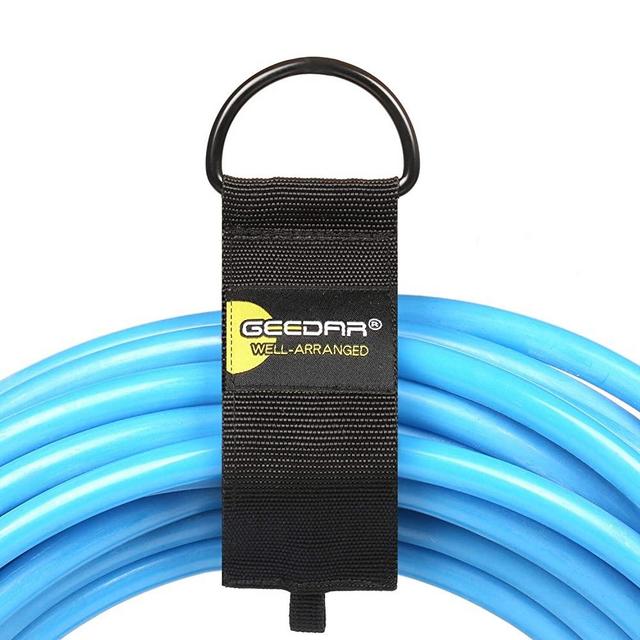 Extension Cord Organizer for Garage Organization and Storage (8 Packs, 2 Size) Heavy Duty Cord Storage Straps for Hoses, Hopes, RV fit with Garage Hooks