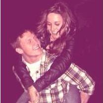 Our first photo taken together when we met in college