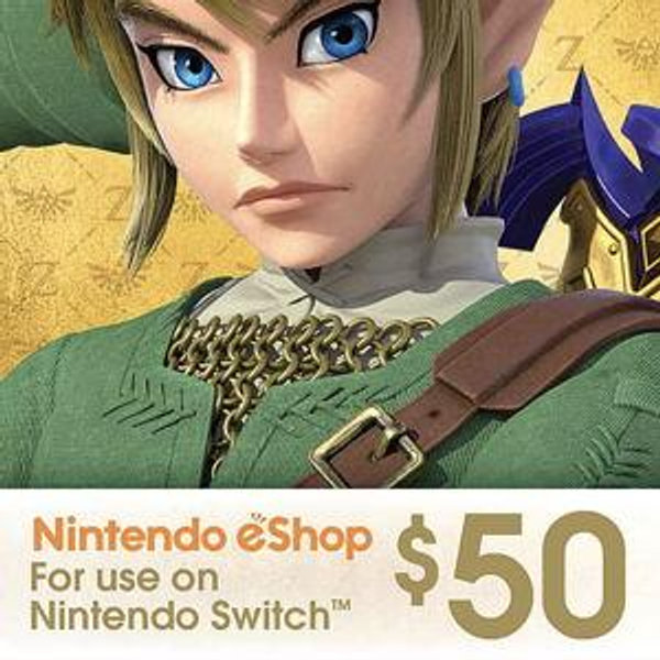 Nintendo - eShop $50 Gift Card [Digital]