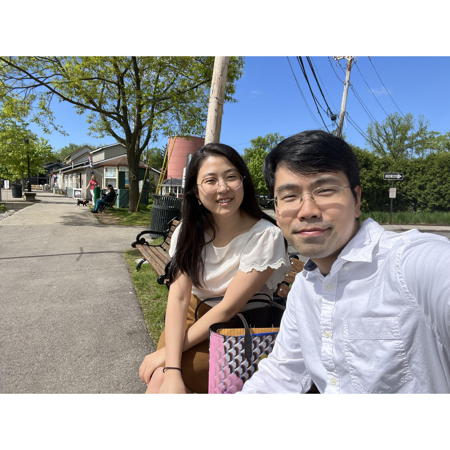 On a beautiful day.