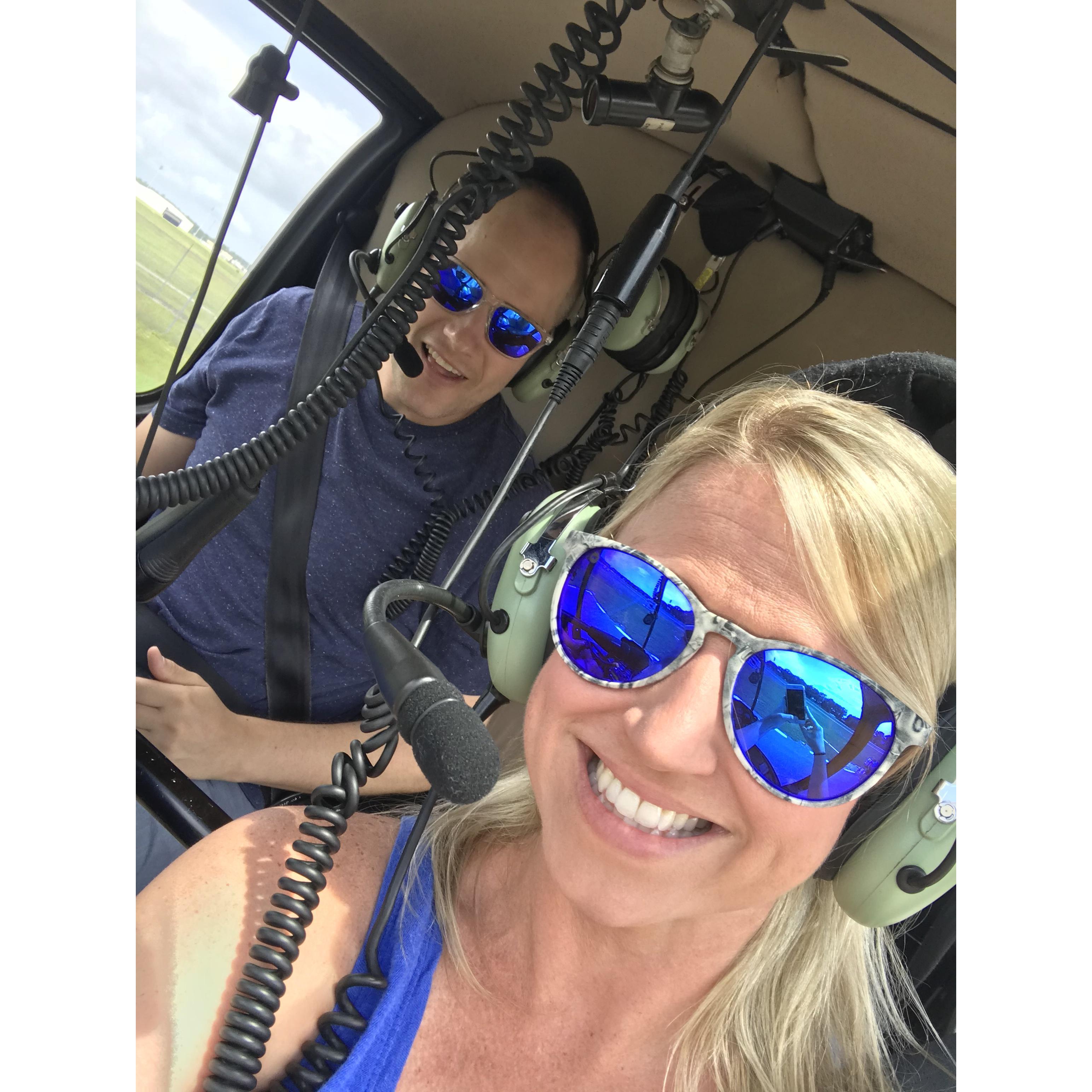 First helicopter ride!