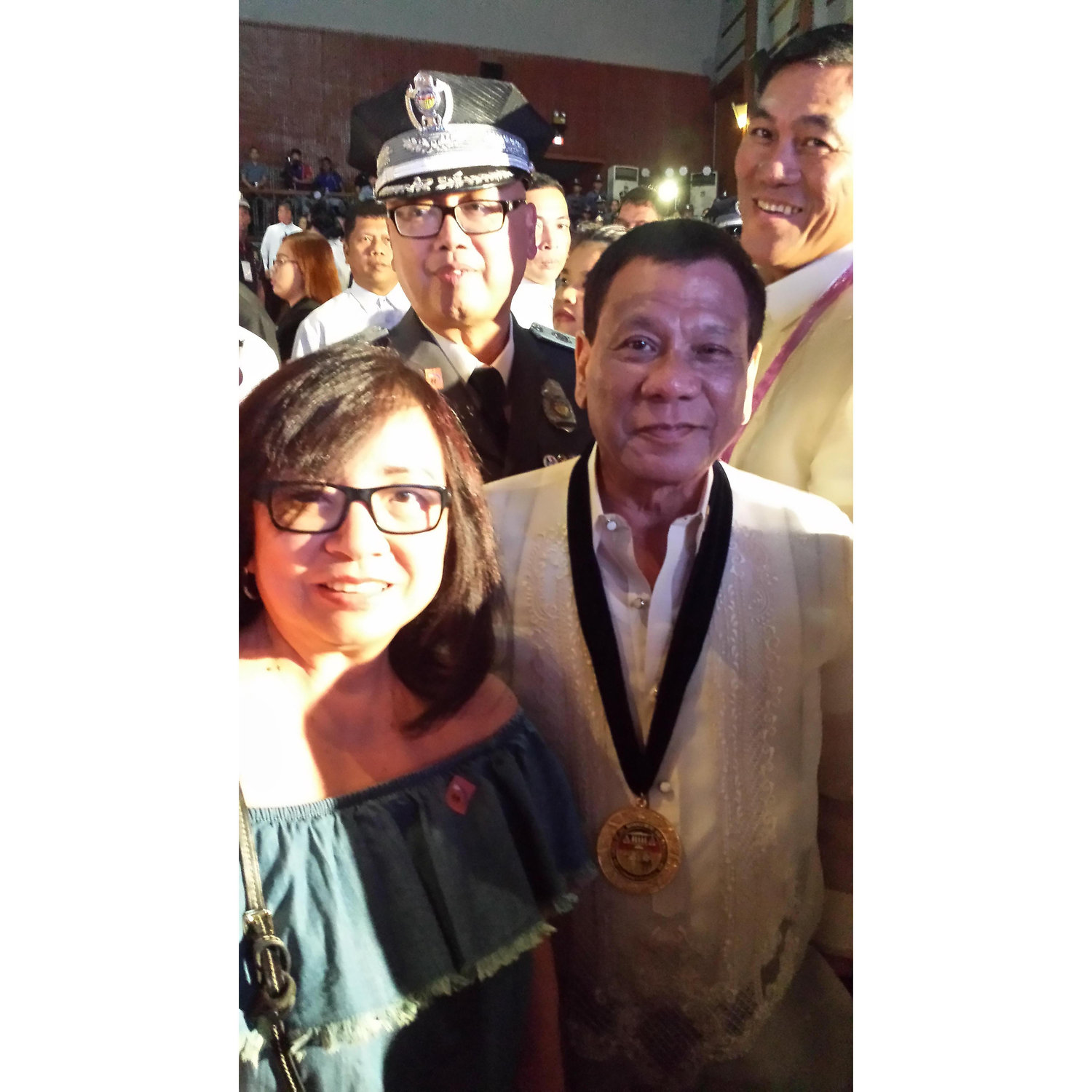 Manila 2018, with the President and Jun Quinsay