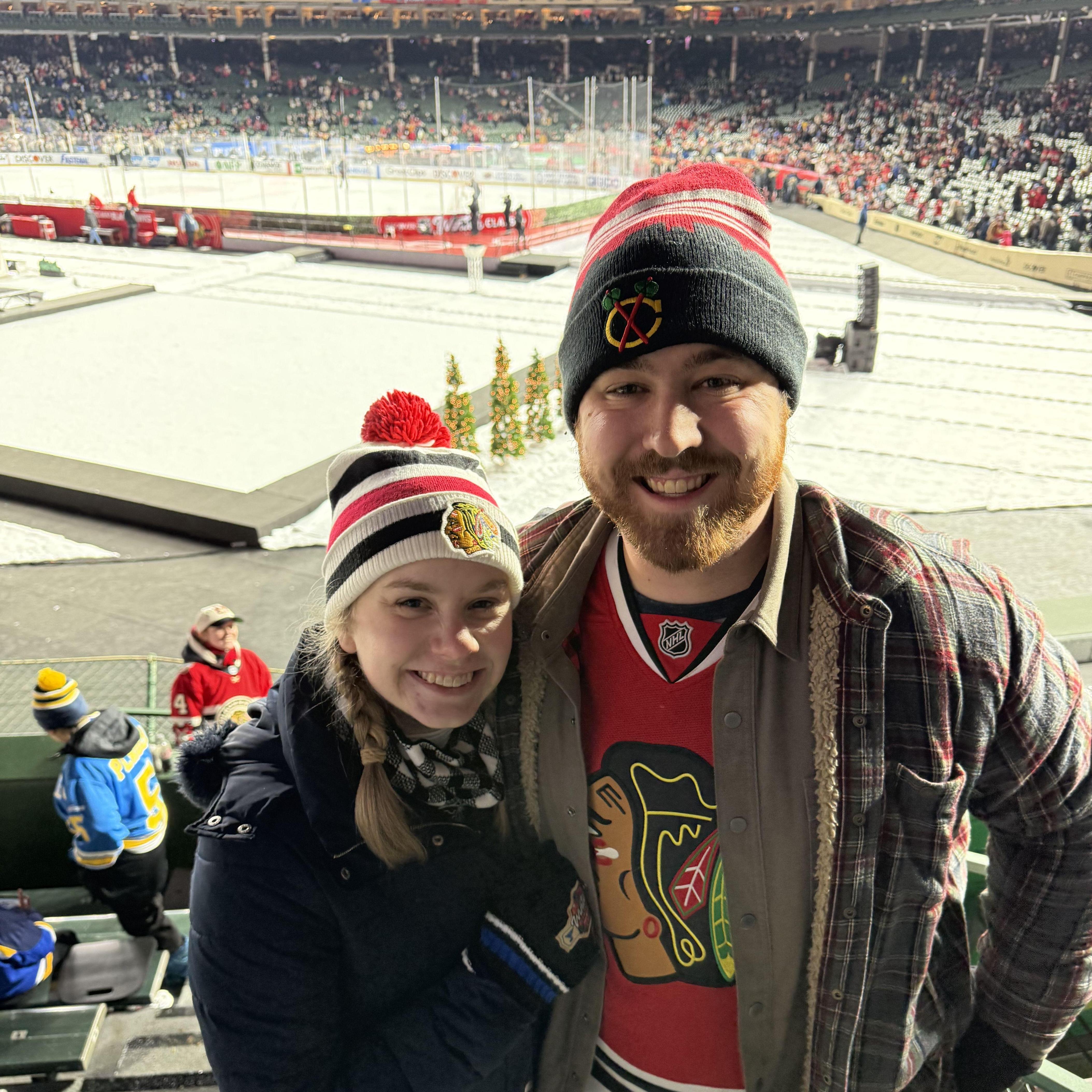 December 31st, 2024: Winter Classic Hockey Game at Wrigley Field
