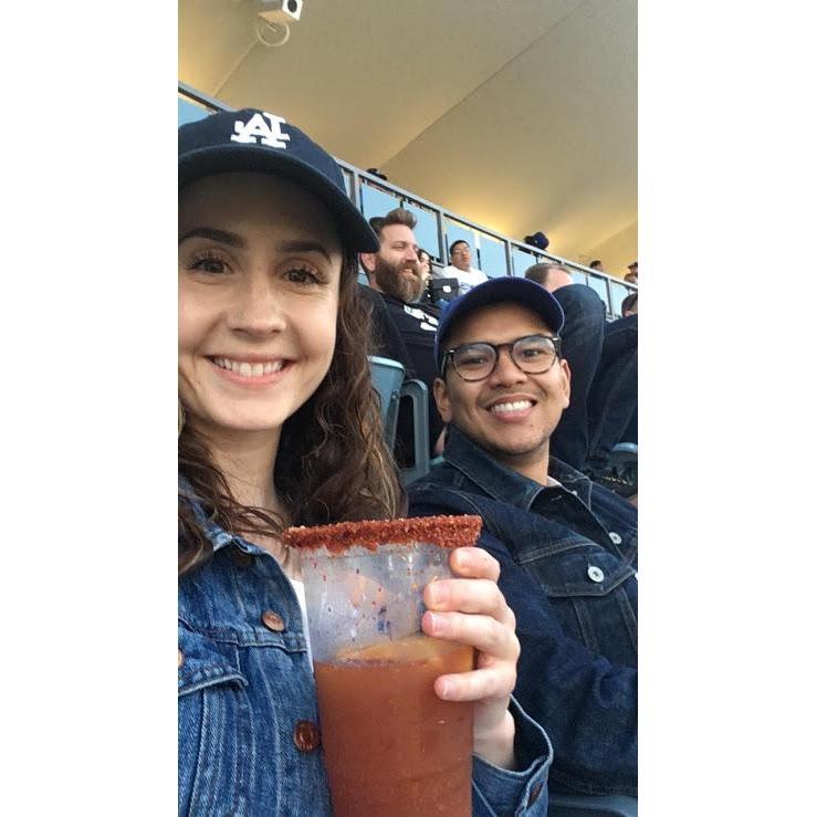 Micheladas as big as your head at Dodger's stadium!