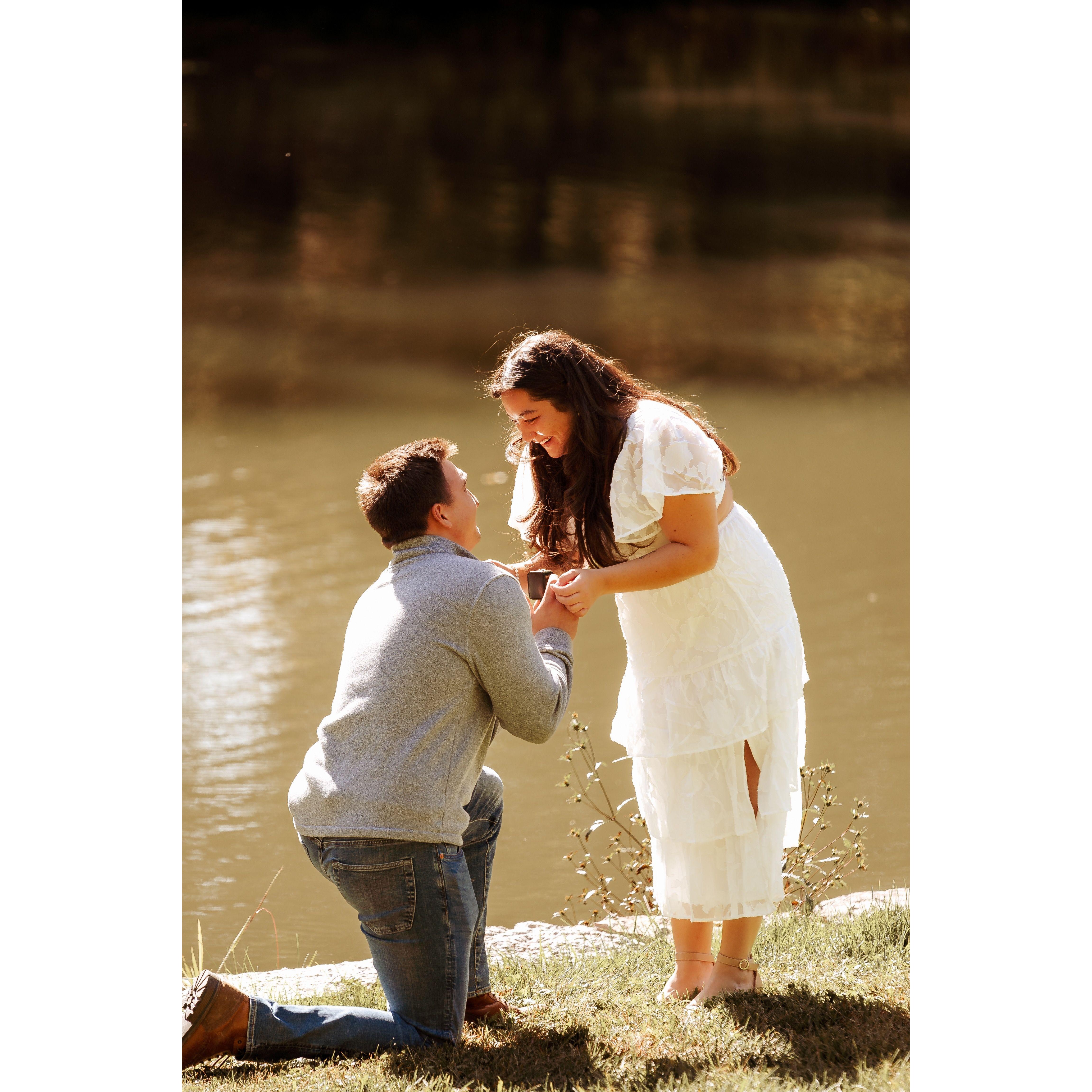 The proposal 10.10.2023 Oliver Winery Bloomington, IN