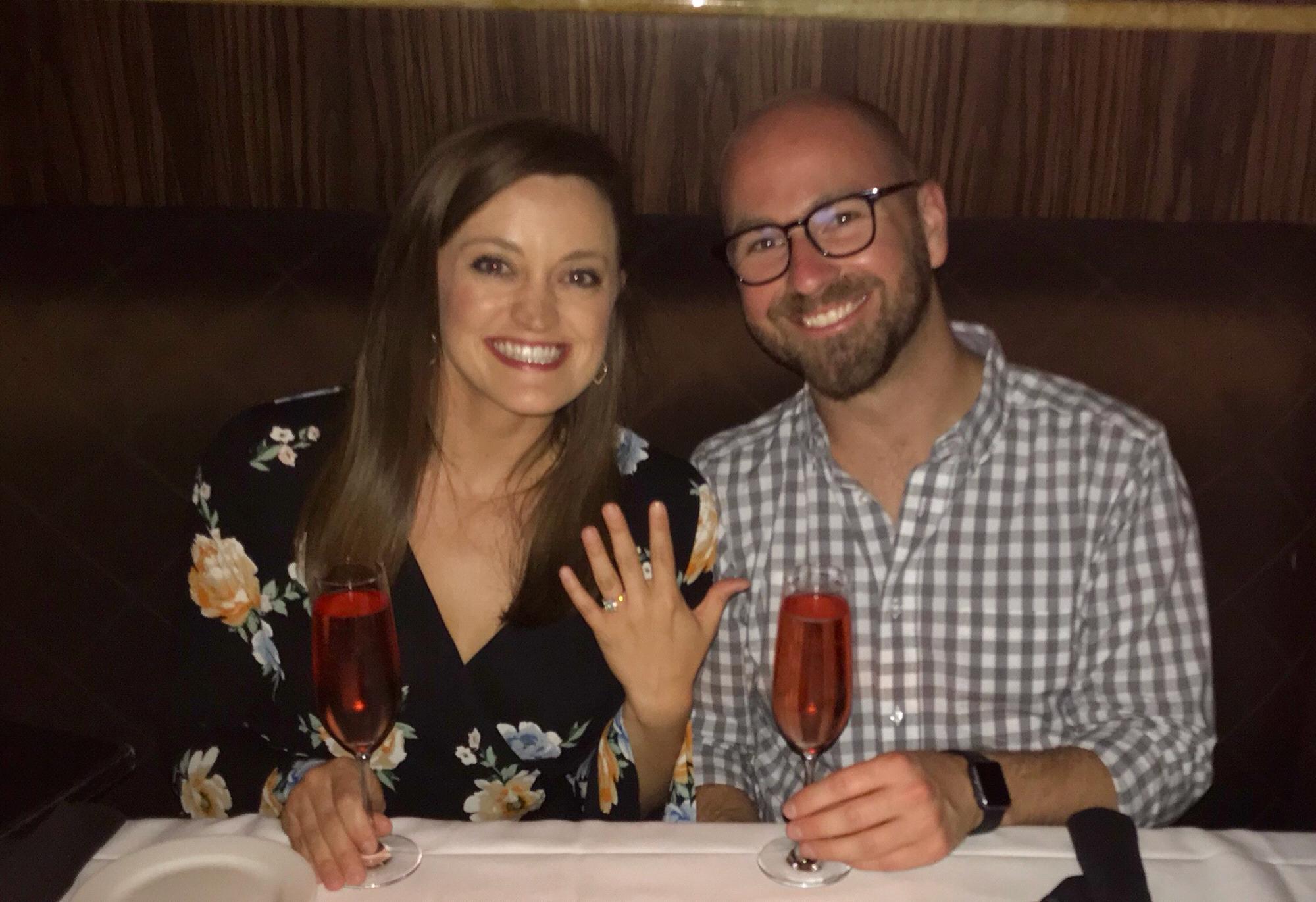 The night we got engaged ❤️