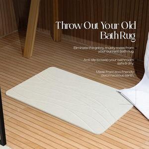 Mondano Stone Bath Mat for Bathroom