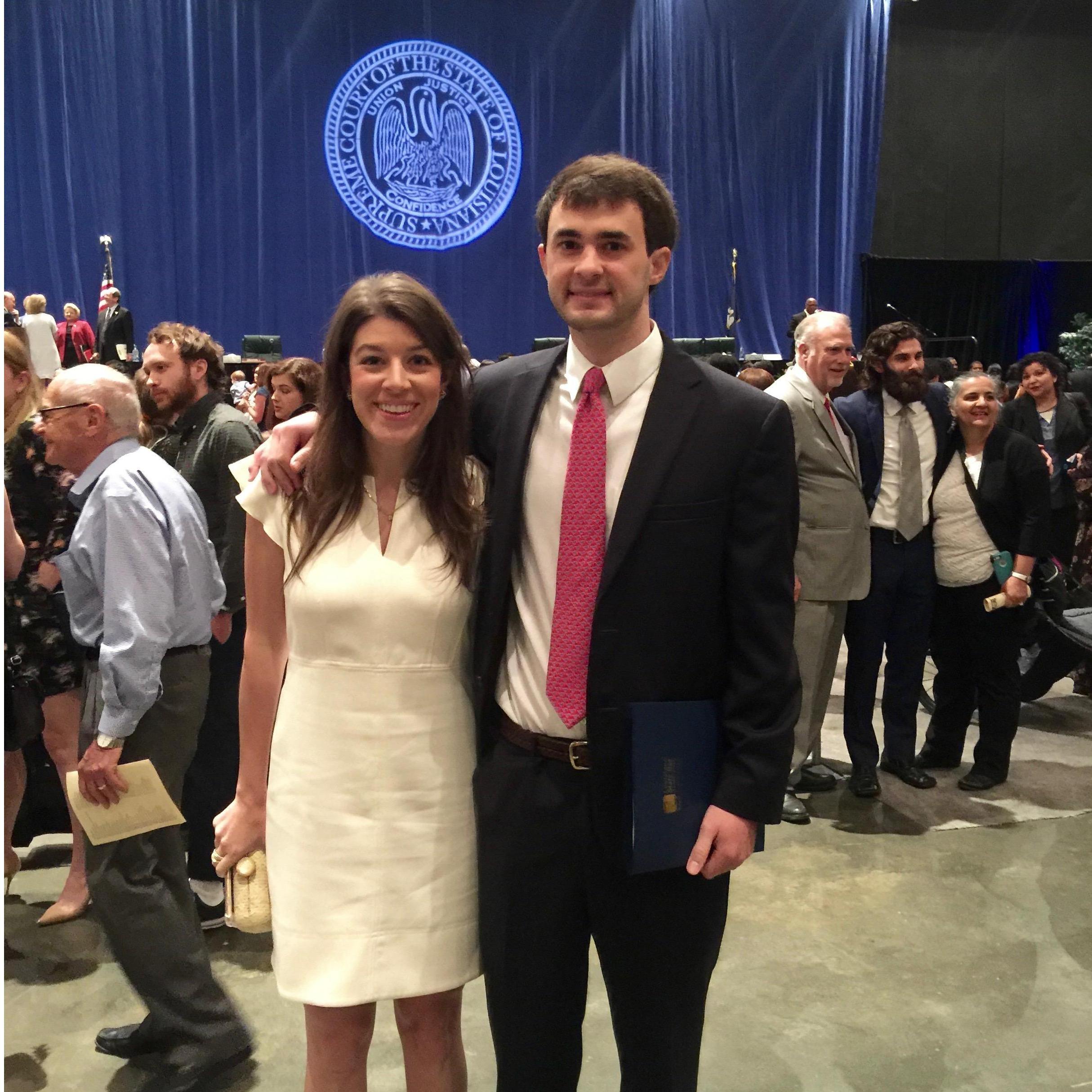 Louisiana bar induction ceremony