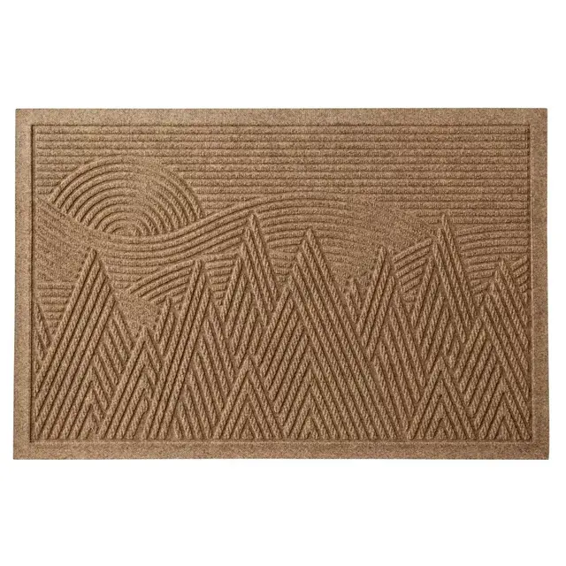 Everyspace Recycled Waterhog Doormat, Mountain Scene