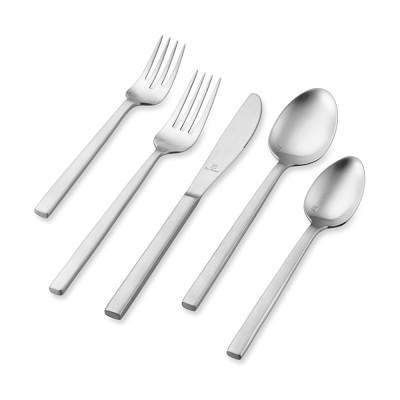 Fortessa Arezzo Brushed 20-Piece Flatware Set