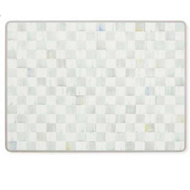 Sterling Check Cork Back Placemats, Set of 4
