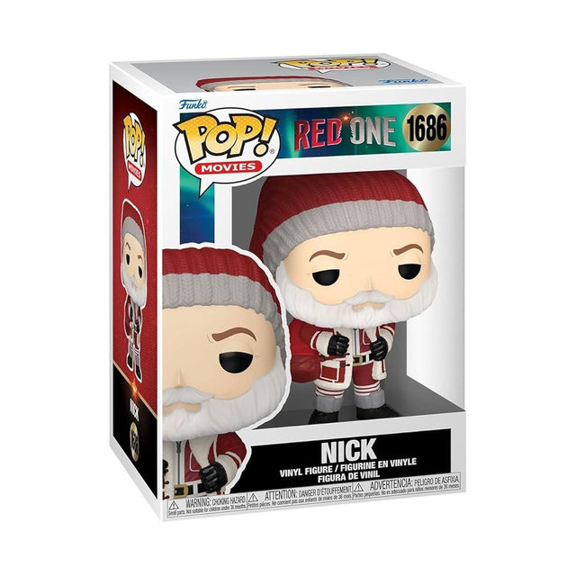 Funko POP Movies: Red One - Nick - Collectable Vinyl Figure - Gift Idea - Official Merchandise - for Kids & Adults - Movies Fans - Model Figure for Collectors and Display