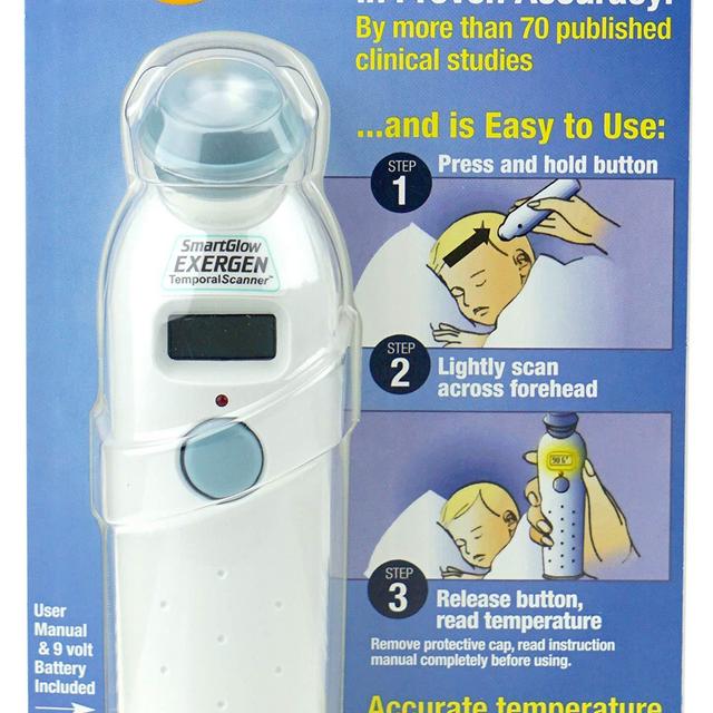 Exergen Temporal Scan Forehead Artery Baby Thermometer Tat-2000c Scanner