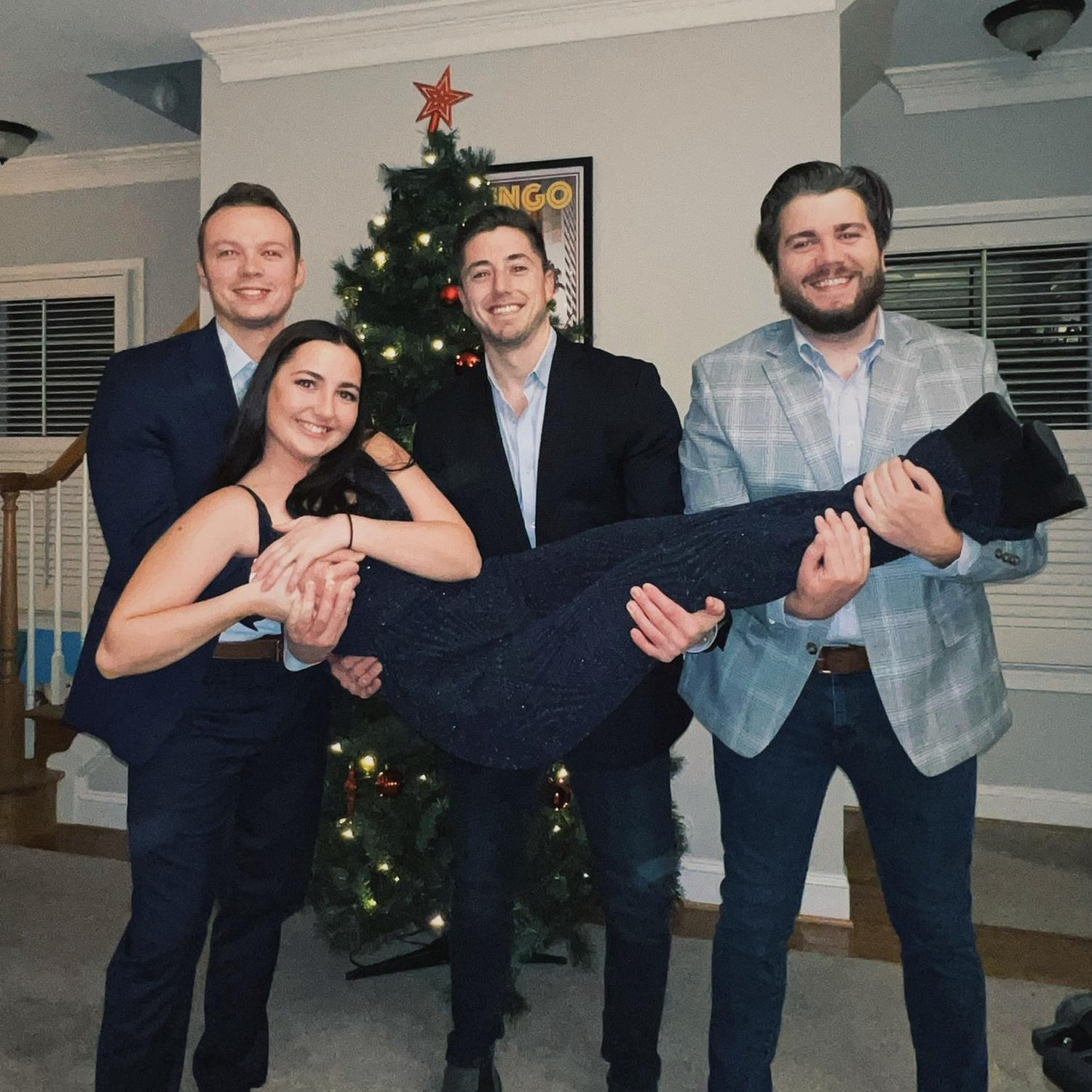 First Christmas card living with together with the bros<3