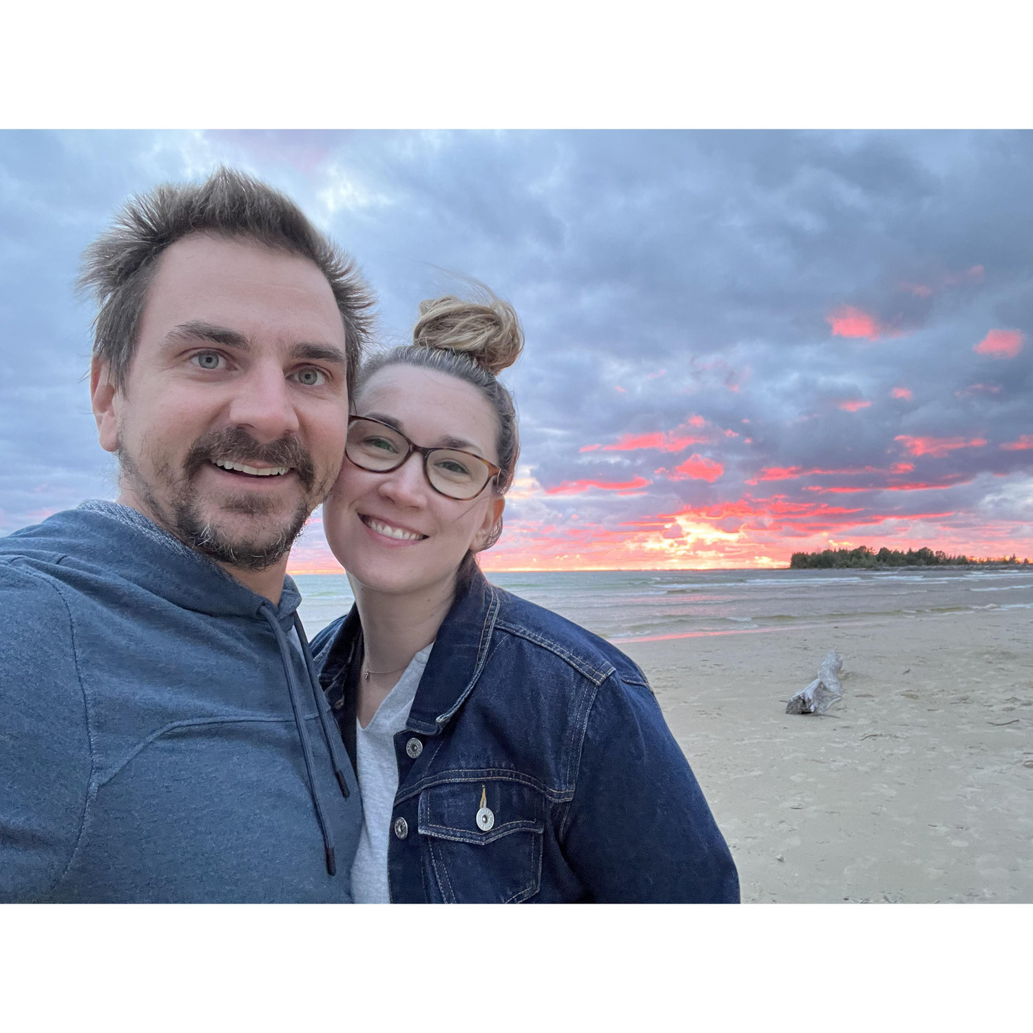 Photos do not do Sauble Beach sunsets justice