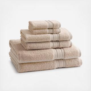 Company Cotton Turkish Cotton 6-Piece Bath Towel Set