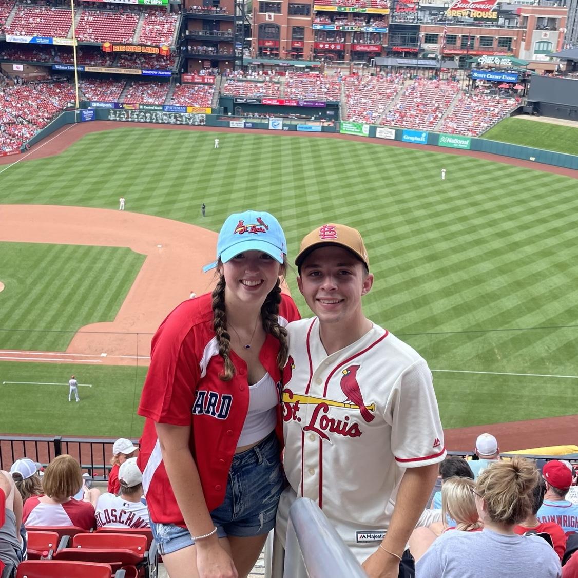 Our first Cardinals Game!