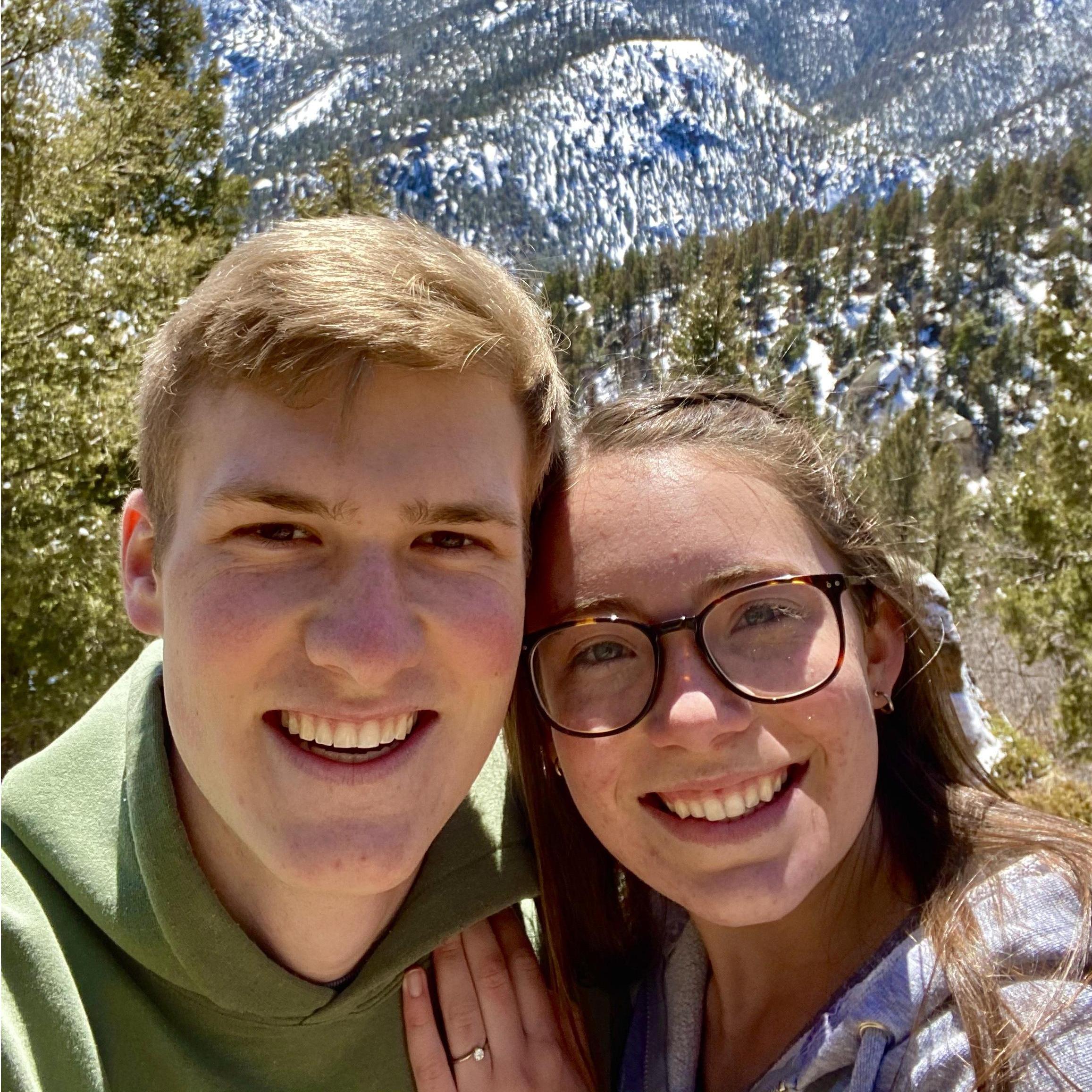 After getting engaged!