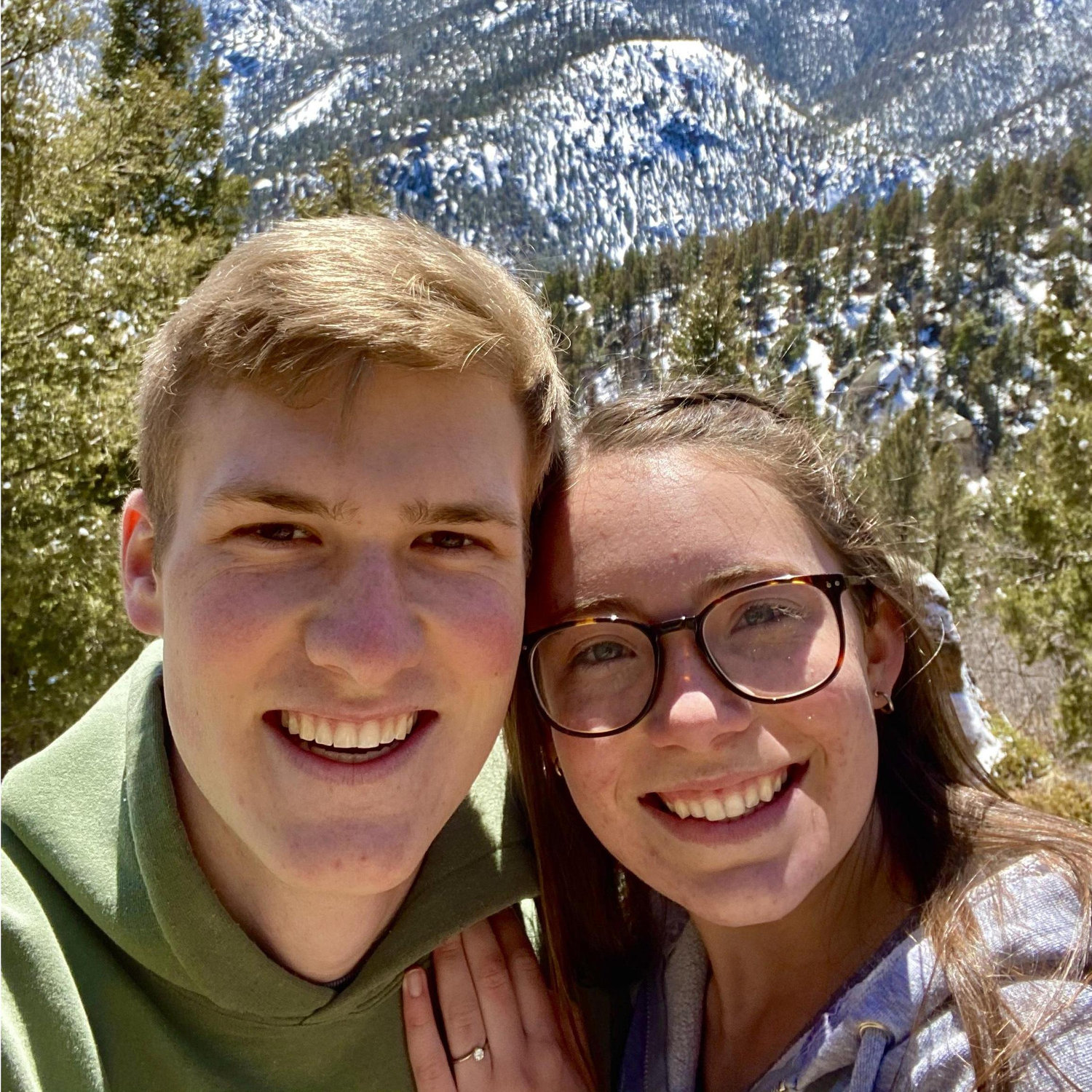 After getting engaged!