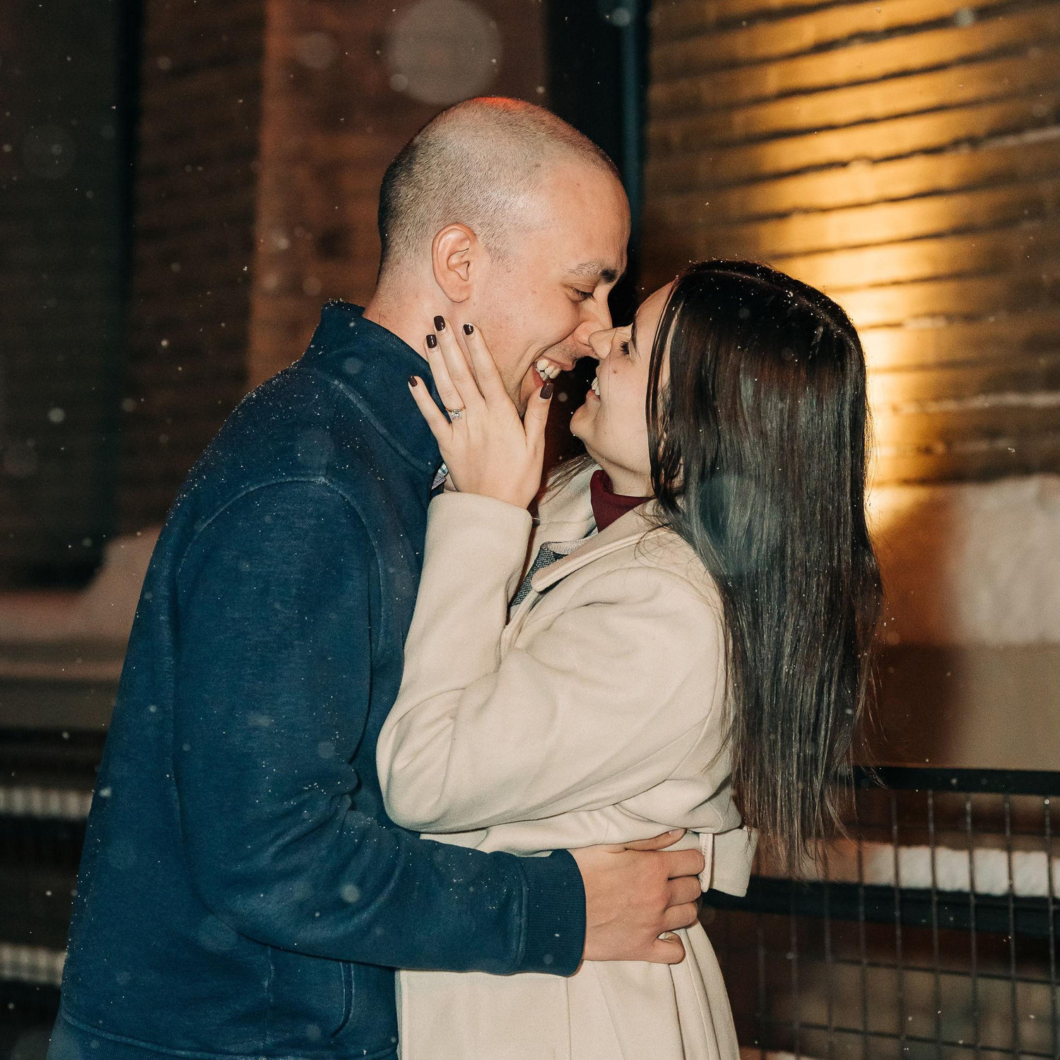 After our engagement at Bar La Grassa!