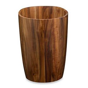 Acacia Vanity Wastebasket