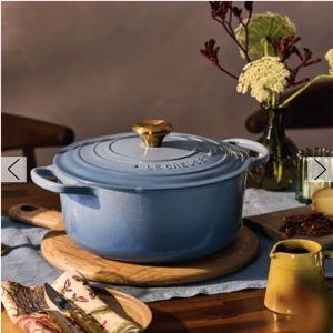 Signature Round Dutch Oven- Chambray