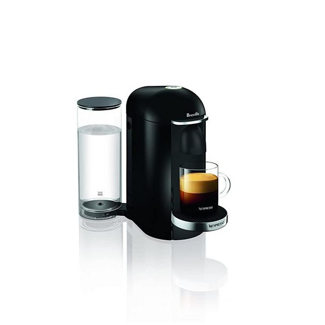 Breville-Nespresso USA BNV420BLK1BUC1 VertuoPlus Coffee and Espresso Machine, Black