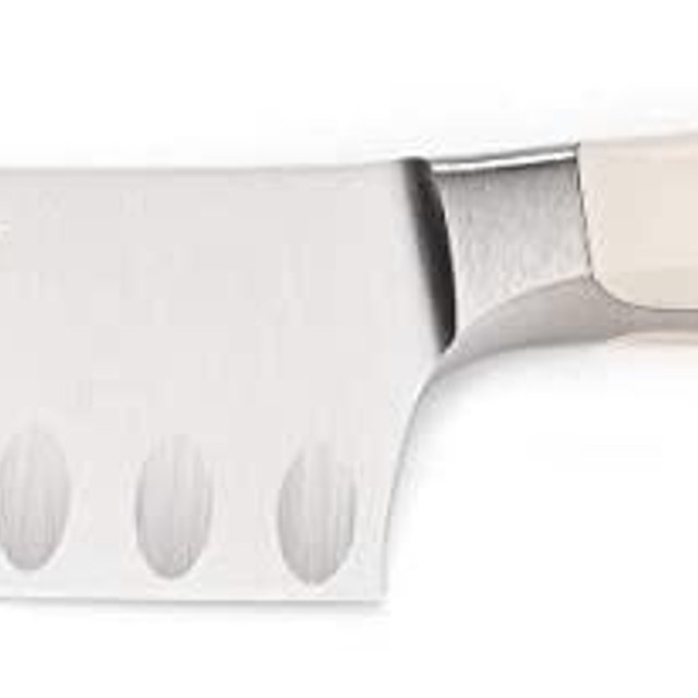 Wusthof Classic Ikon 5-Inch Santoku, Hollow Edge, Creme