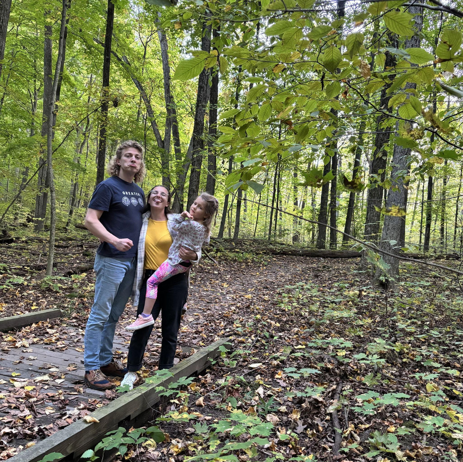 Recreating out first hike pictures