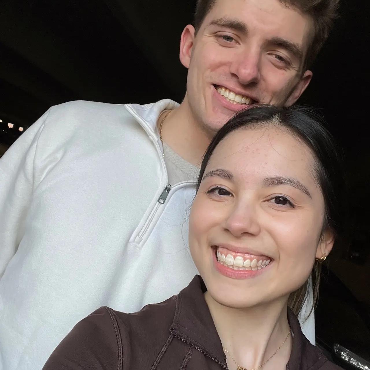 We spent a LOT of time hanging out in the KSU parking lot after class. This is where we said we loved eachother lol & Brennan asked Jenny to be his girlfriend! We were so excited to finally be dating!