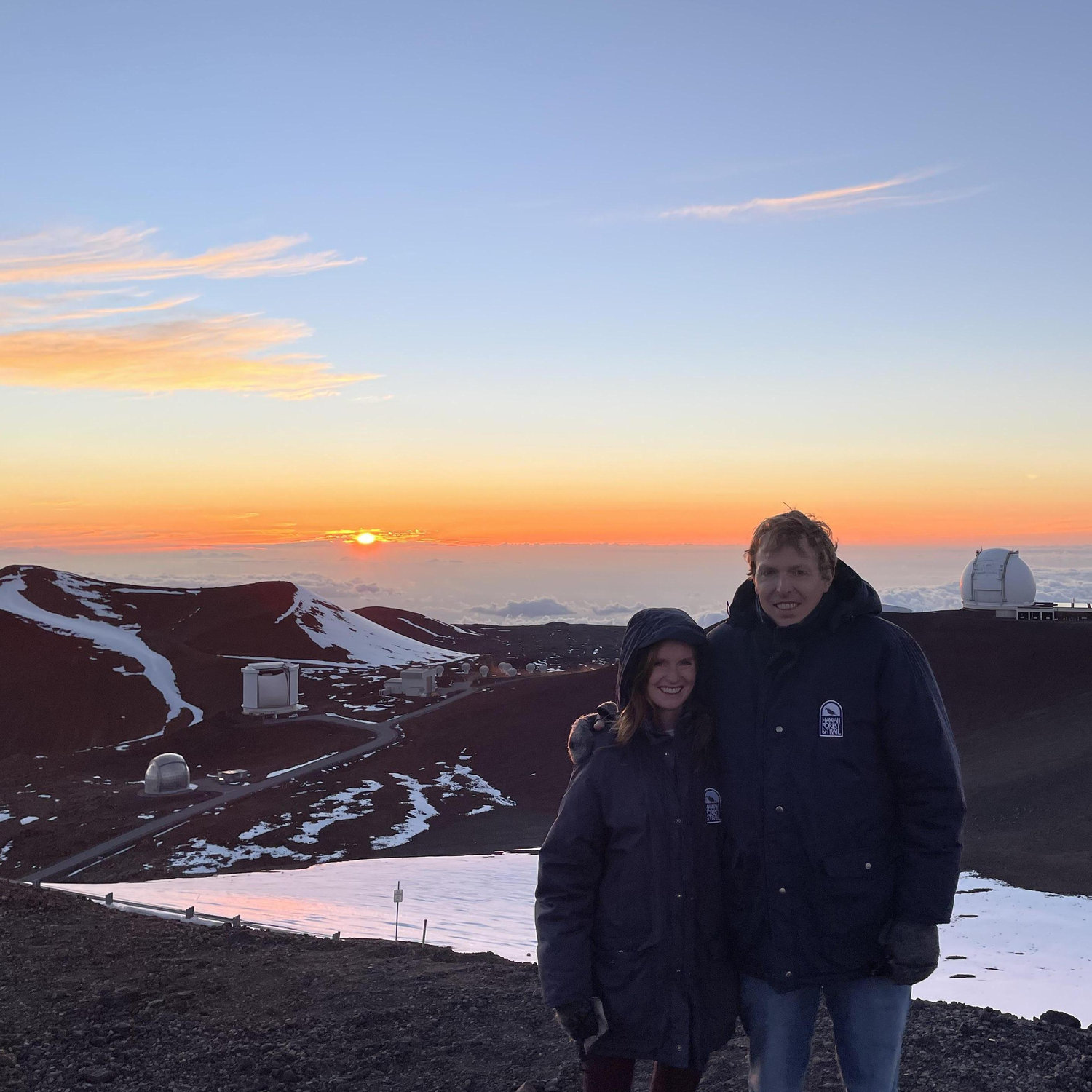 On top of Mauna Kea, Hawaii March 2021
