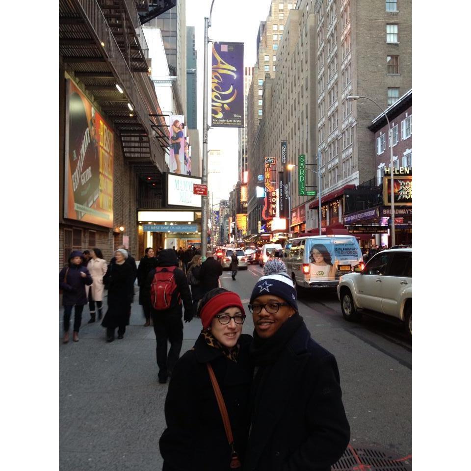 New York City, near Time Square, December 2014