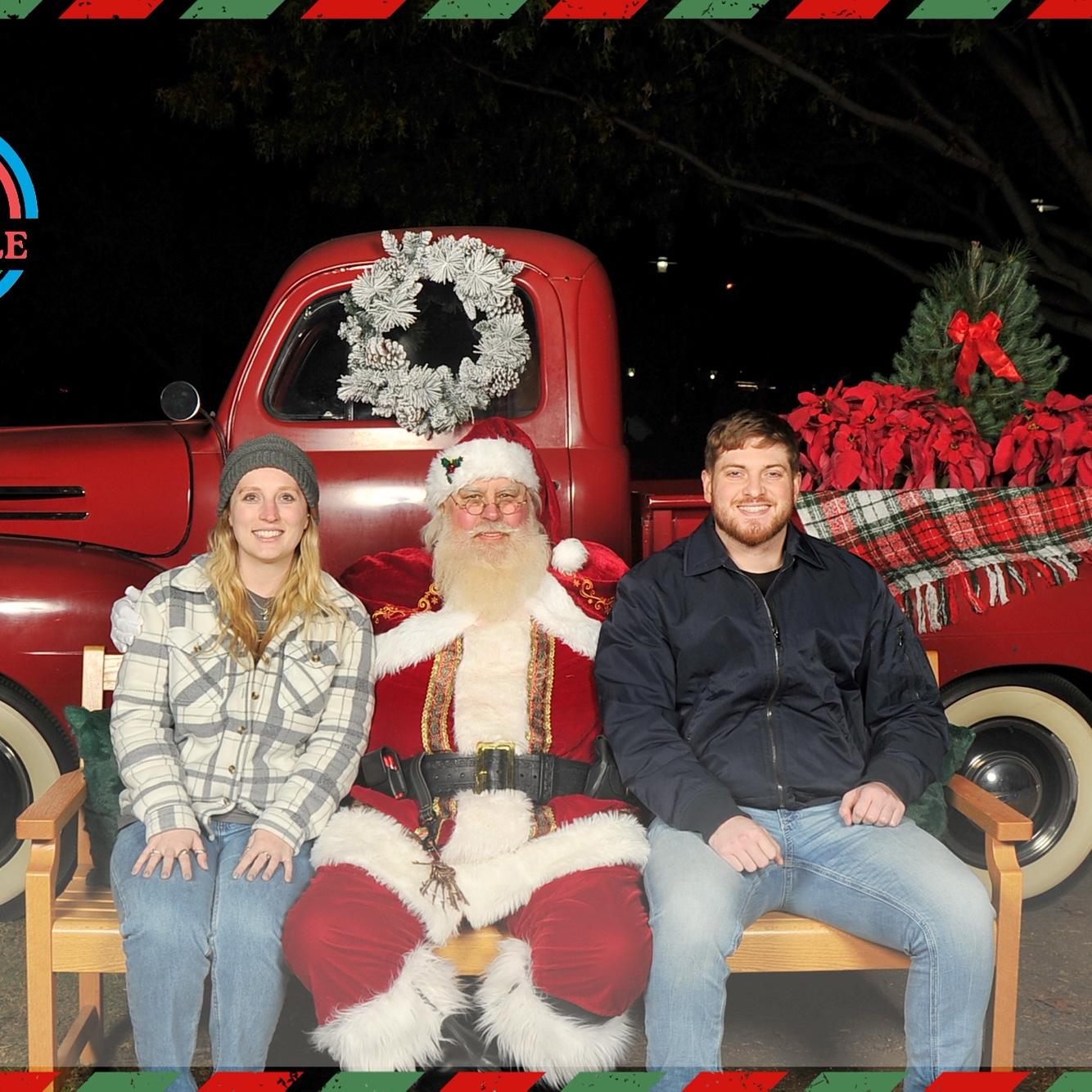 Our second Christmas with Santa!