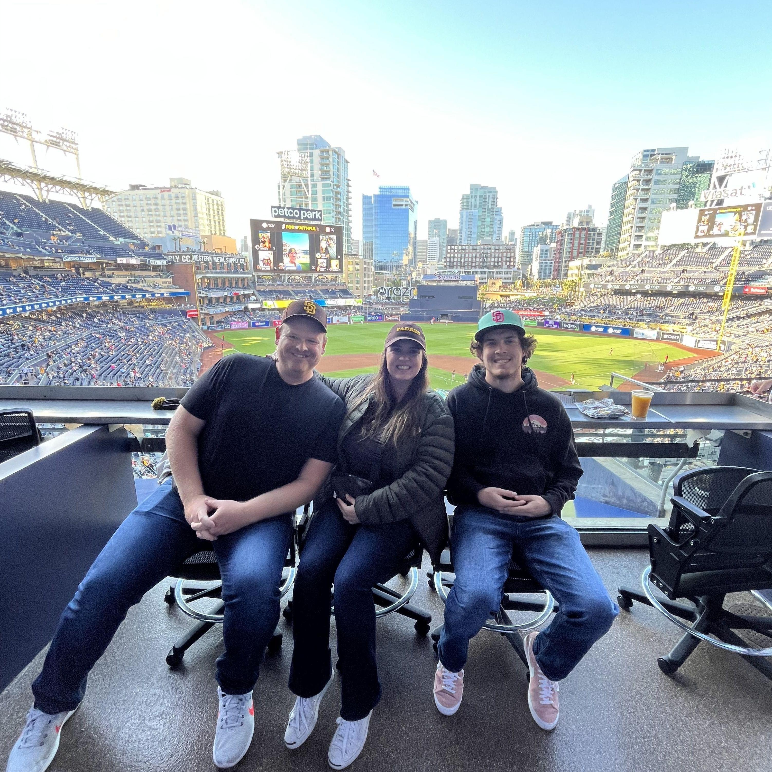 Have we mentioned how much we love Padre games?