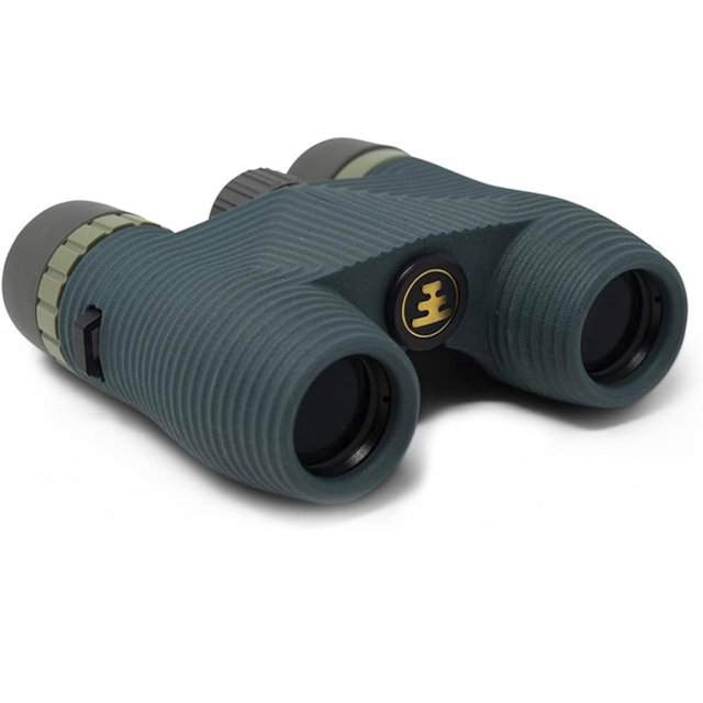 Nocs Provisions Standard Issue 8x25 Waterproof Binoculars, 8X Magnification, Bak4 Prism, Wide View Multi-Coated Lenses for Bird Watching, Hiking & Backpacking - Cypress Green II