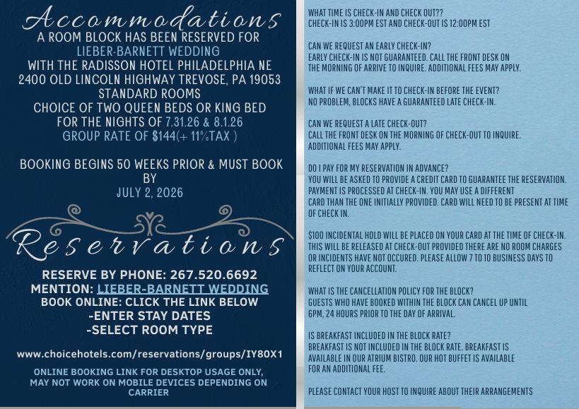 The Wedding Website of Victoria Lieber and Hunter Barnett