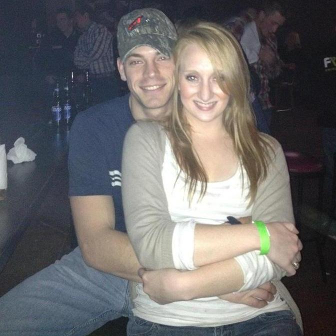 Our first "published" photo of us on social media -- Facebook official! | 2012