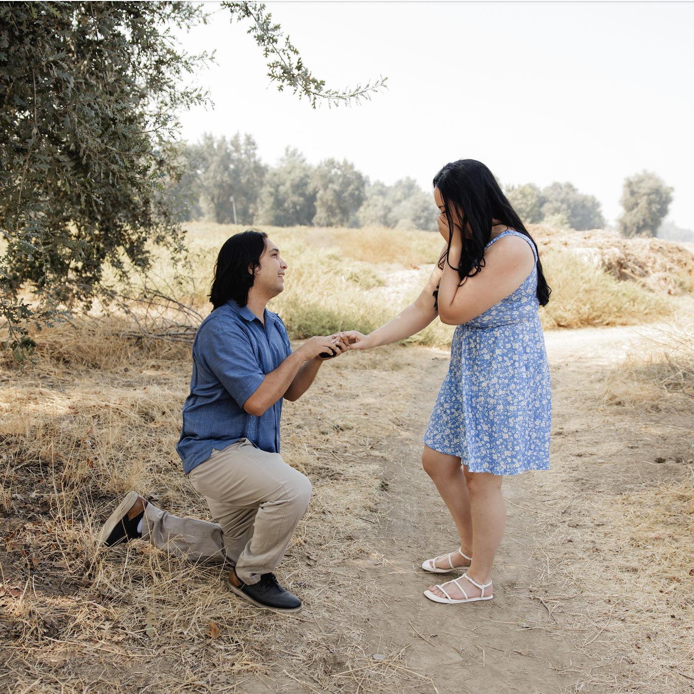 The easiest "Yes!" of her life.