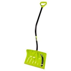 Suncast - 18'' Ergonomic Combo Shovel w/ Wear Strip-Lime