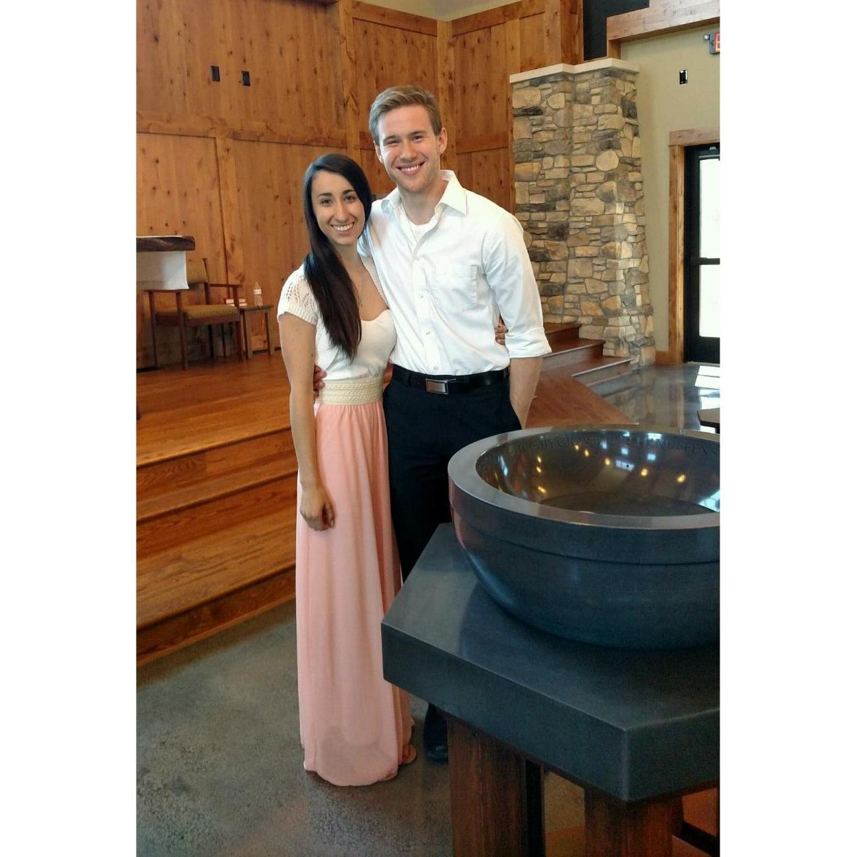 Baptism and confirmation!