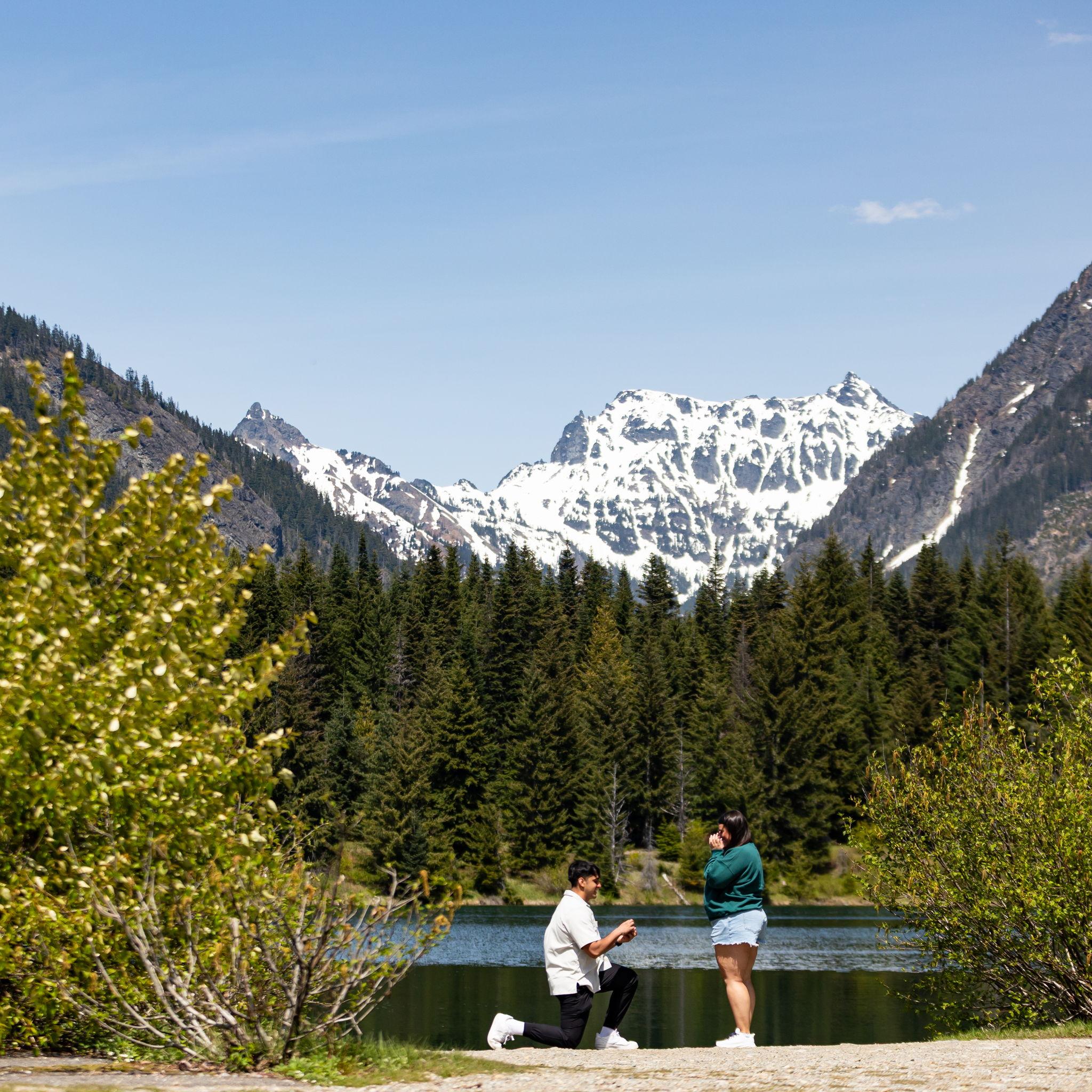 All of these photos are during or just after the proposal!