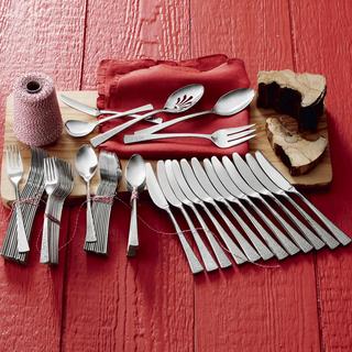 Gorham Biscayne 65-Piece Flatware Set, Service for 12