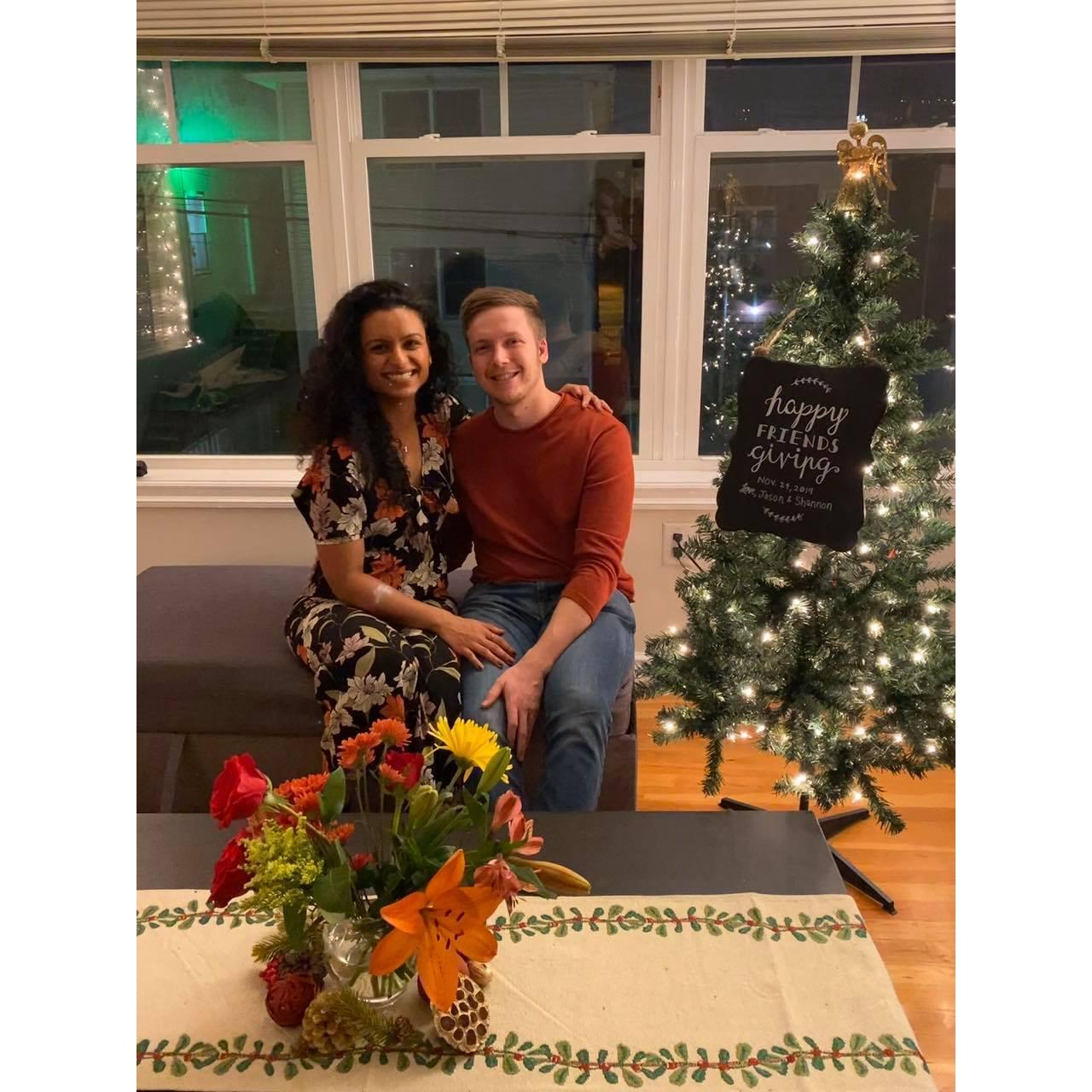 11/2019 Friendsgiving hosts in Newark, NJ