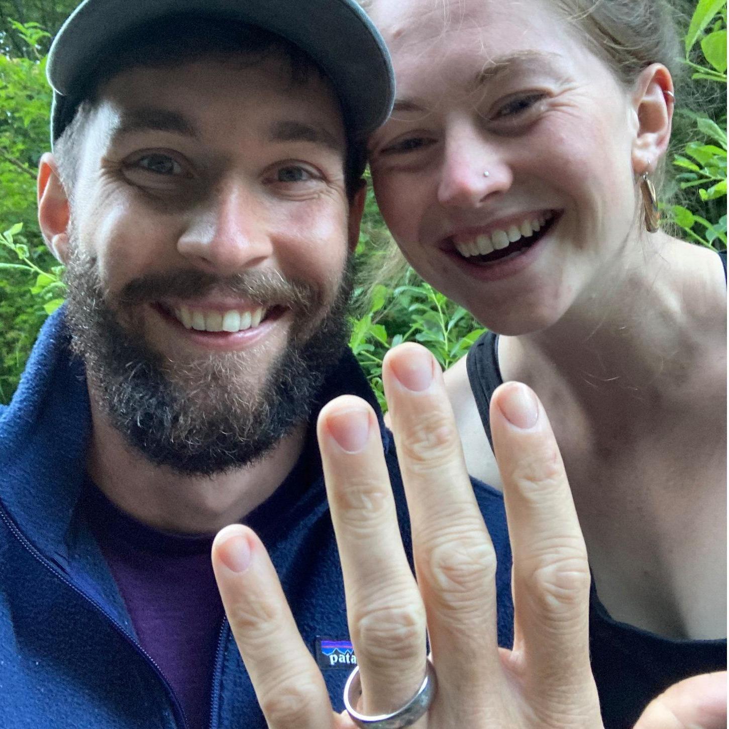 Seconds after Jeremy said "Yes"